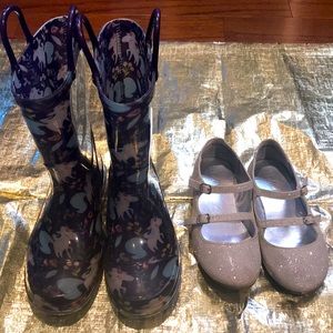 Girls boots and dress shoes bundle